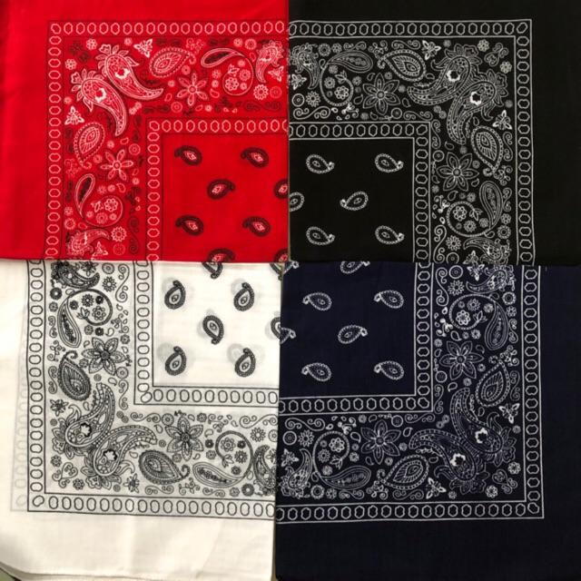 Khăn bandana cotton in hoạ tiết hạt dưa size 55x55cm