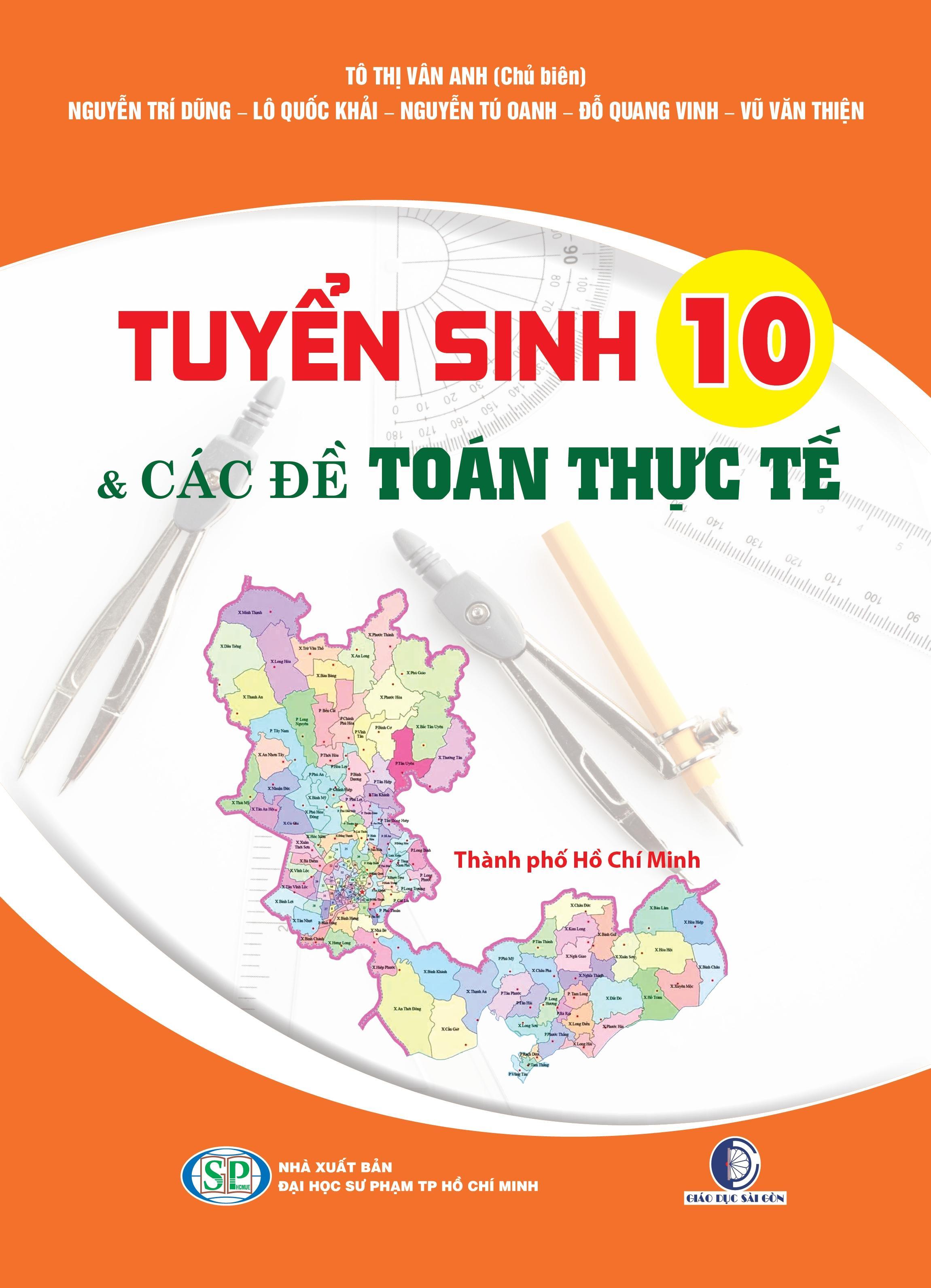 Sách - Combo Sách Ôn Thi Tuyển Sinh 10 Thực Tế - Toán + Ngữ Văn + Tiếng Anh (Bộ 3 Cuốn)
