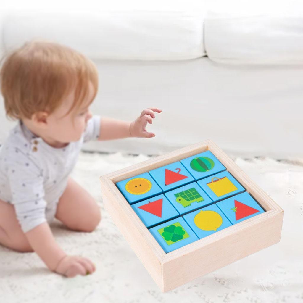 Game Building Blocks Toy Rotating for Kids Children