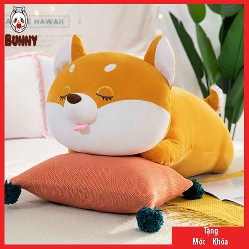 Gấu Bông Chó Shiba Nằm Size 70cm/90cm 