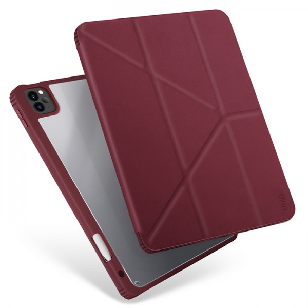 Bao Da UNIQ Moven Antimicrobial dành cho Ipad Pro 11 và Ipad Air 4 10.9 Kháng Khuẩn Có Khe Cắm Bút_ Hàng Chính Hãng