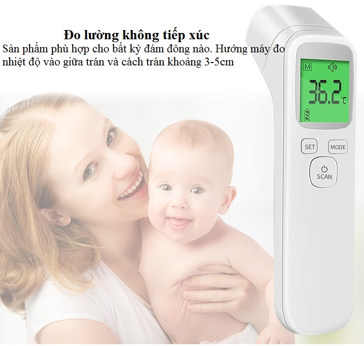 Nhiệt Kế Hồng Ngoại Đo Trán Fpt1001