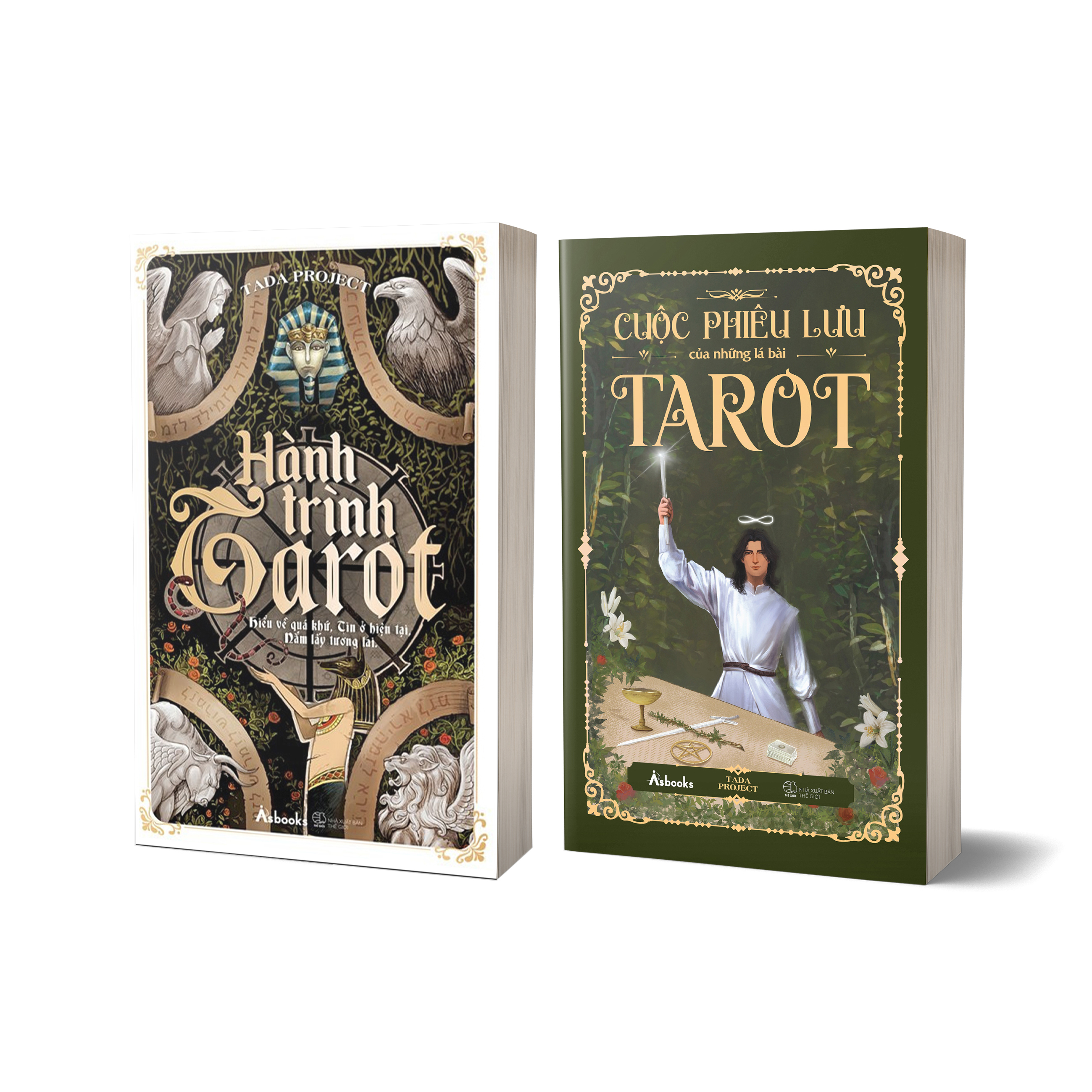 Combo Tarot Của TADA Project(Gồm 2 Cuốn Hành Trình Tarot &amp; Cuộc Phiêu Lưu Của Những Lá Bài Tarot)
