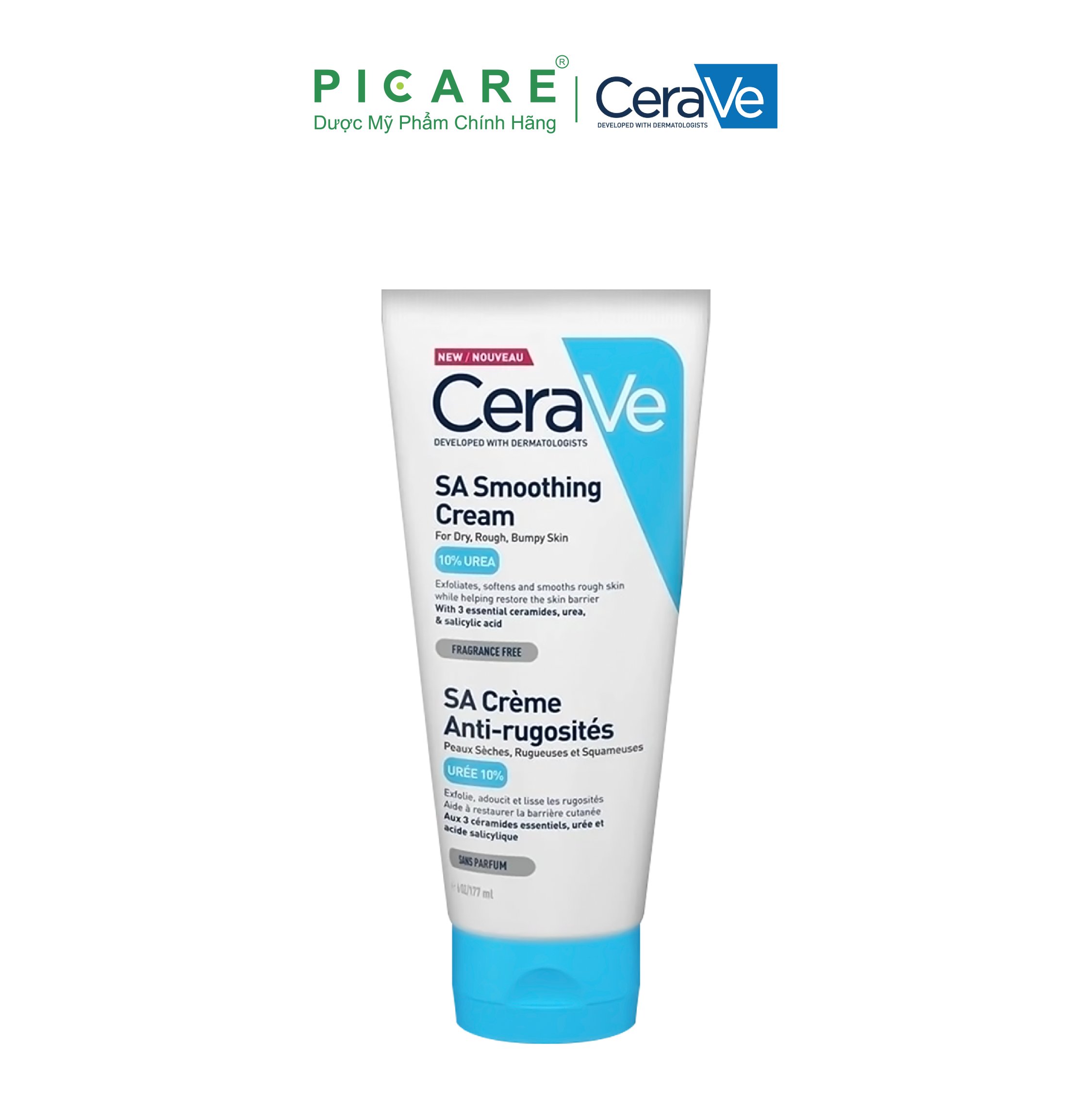 Kem Dưỡng Ẩm CeraVe SA Smoothing Cream Ure 10% 177ml