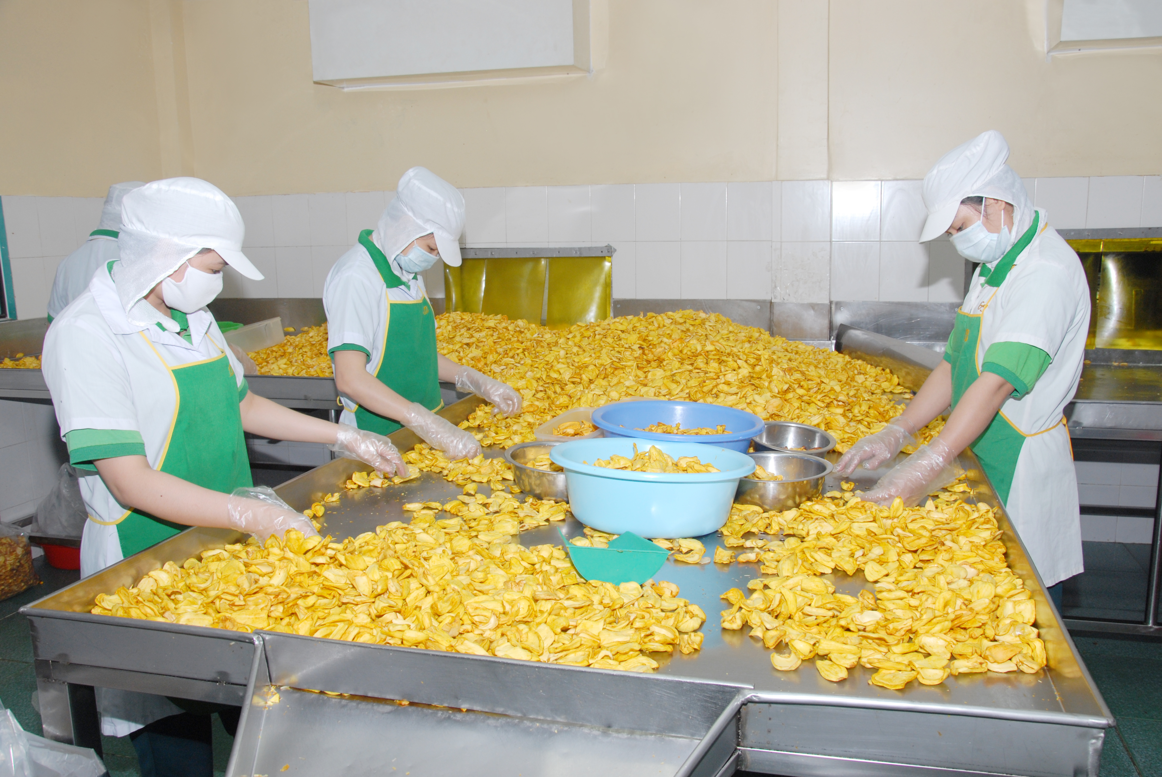 [Thùng = 30 gói x 100 grs/gói] Mít Sấy Chân Không (Jackfruit Chips), Giòn Xốp Tự Nhiên – BAVIFOOD, Khối Lượng:  3 kg (thùng = 30 gói x 100 grs/gói) – Premium