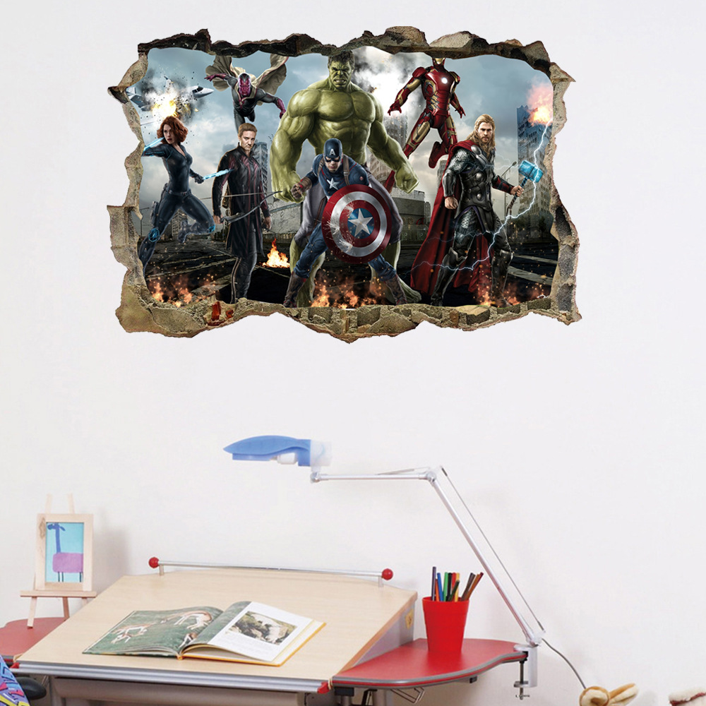 Decal Dán Tường Biệt Đội Báo Thù Avengers mẫu 6