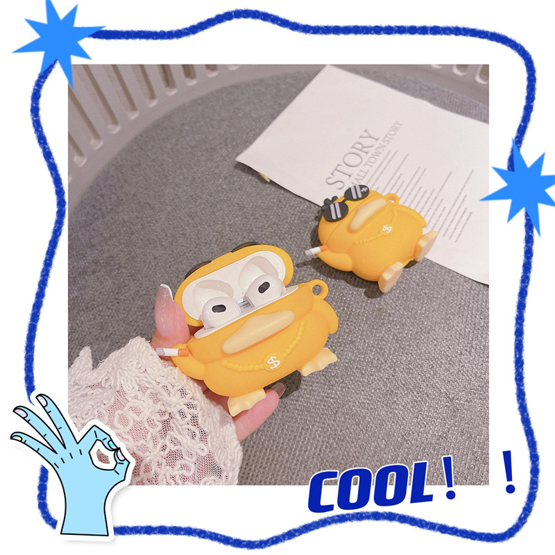 Bao Case Ốp cho Airpods 1&amp;2 / Airpods Pro / AirPods 3 Vịt Yang Hồ - Hàng Chính Hãng