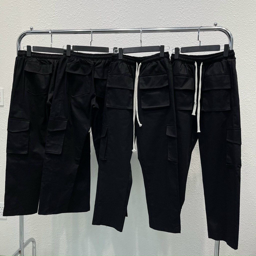 Quần kaki túi hộp nam nữ unisex , Hiphop ống rộng xuông dài, quần cargo pants trơn thời trang street wear  - Gin store