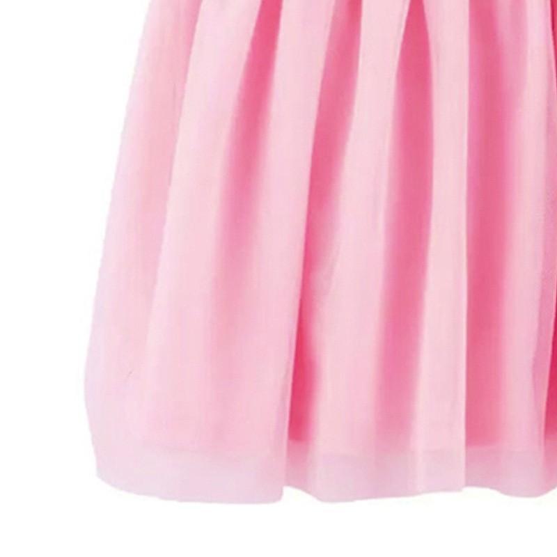 TA169 Váy Pony hồng LittleMaven Q310 cotton cho bé gái từ 2-7T