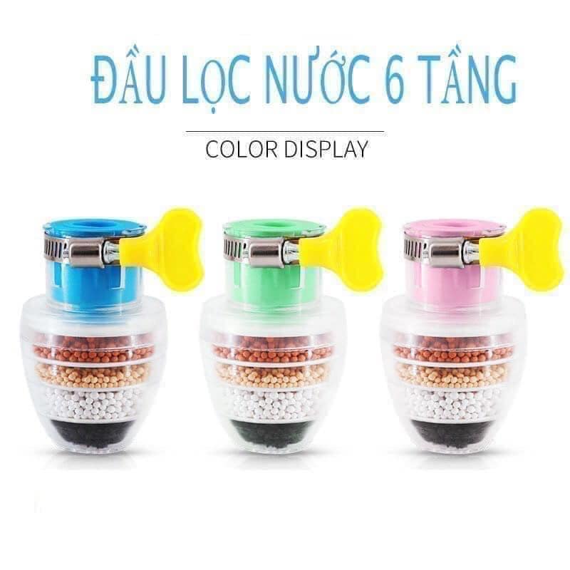 ĐẦU LỌC NƯỚC TẠI VÒI 6 TẦNG CÔNG NGHỆ NHẬT WASANI TIỆN DỤNG