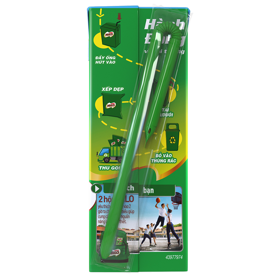 Sữa Tươi Milo 180ml (lốc/4 hộp)