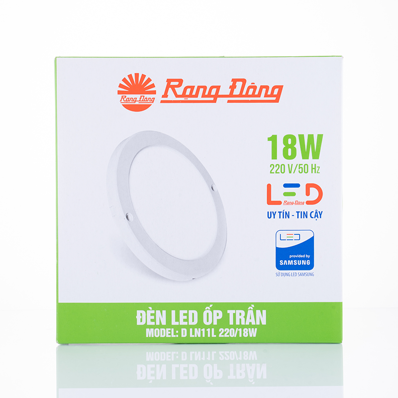 Đèn LED Ốp Trần Tròn 18W