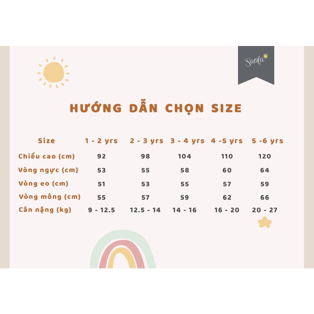 Bộ Áo Liền Quần Jumpsuit Cho Bé Trai / Bé Gái Chất Liệu Linen Cao Cấp - PANDA OVERALLS - JSL002 - SAOLA CLOTHING