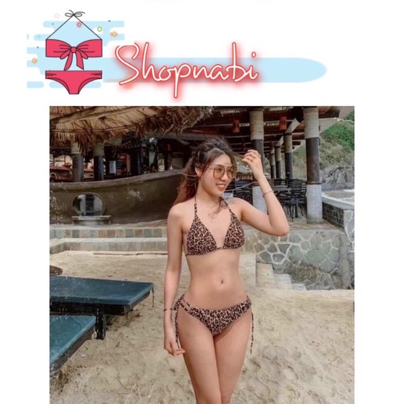 Đồ bơi bikini da beo siêu hot