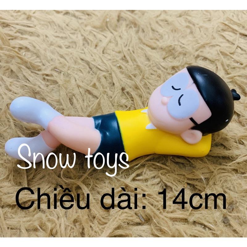 Mô hình Nobita nằm ngủ - Đồ chơi nhân vật Nobi Nobita Draemon Doremon - Kích thước 14cm~16,5cm