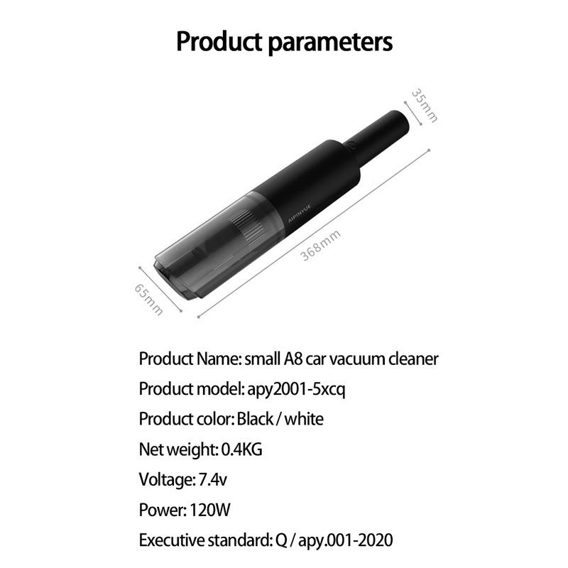 6000Pa Máy Hút Bụi Cầm Tay Mini Không Dây và Có Dây Cho Ô Tô và Gia Đình