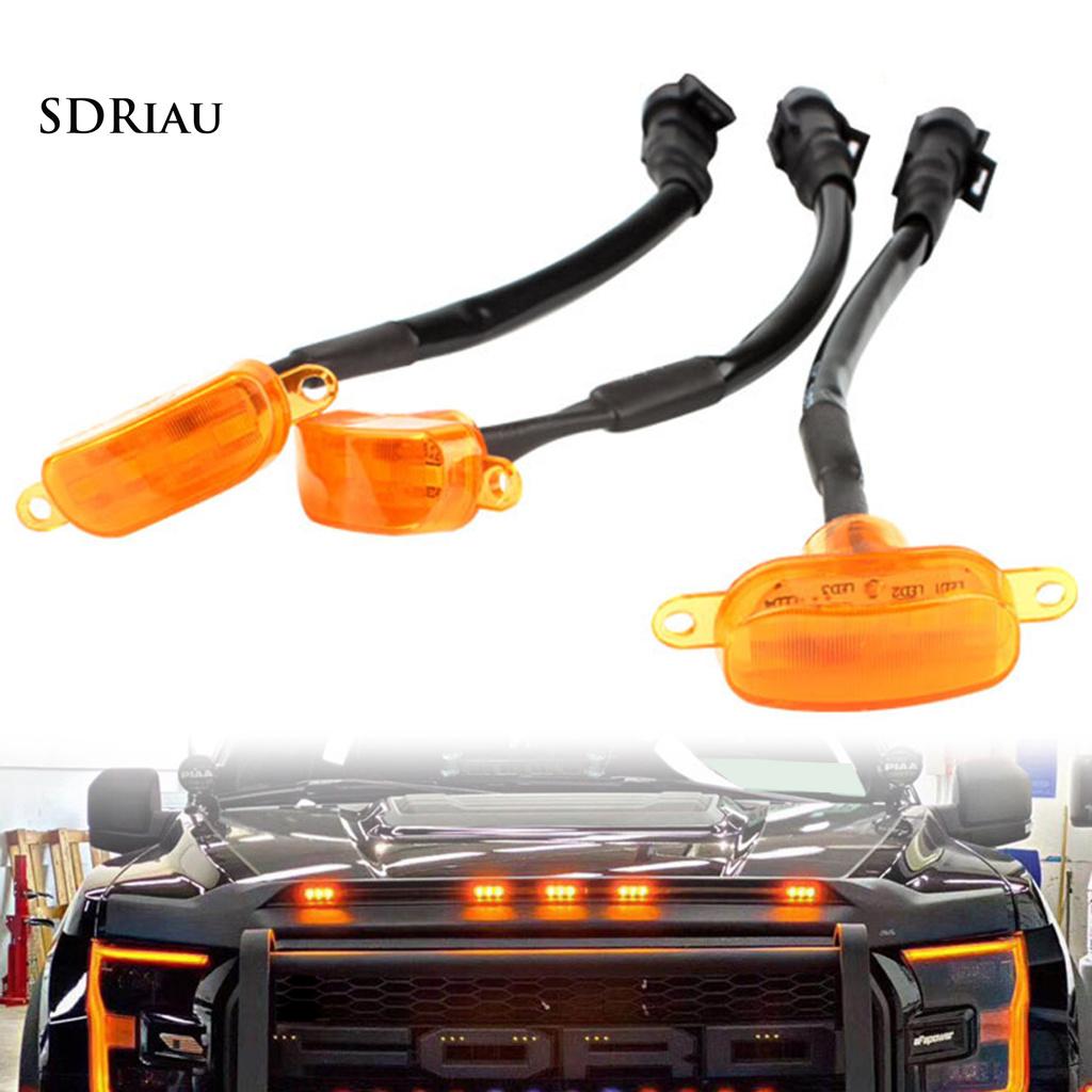 DC Bộ 3 Đèn Led Ánh Sáng Vàng Xqcdx 12v
