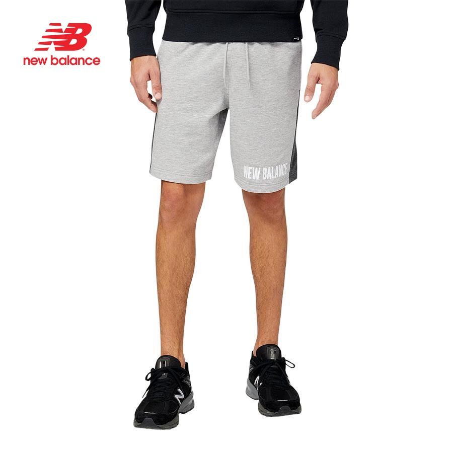 Quần ngắn thời trang nam New Balance APP LIFESTYLE SHORTS M ATHLETIC GREY - MS23900AG (form quốc tế)