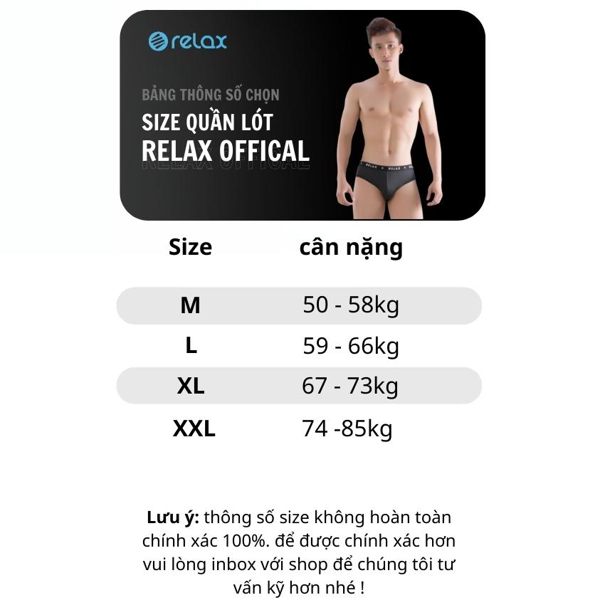 quần lót nam relax thun lạnh cao cấp chính hãng, quần sip nam relax underwear rltk22