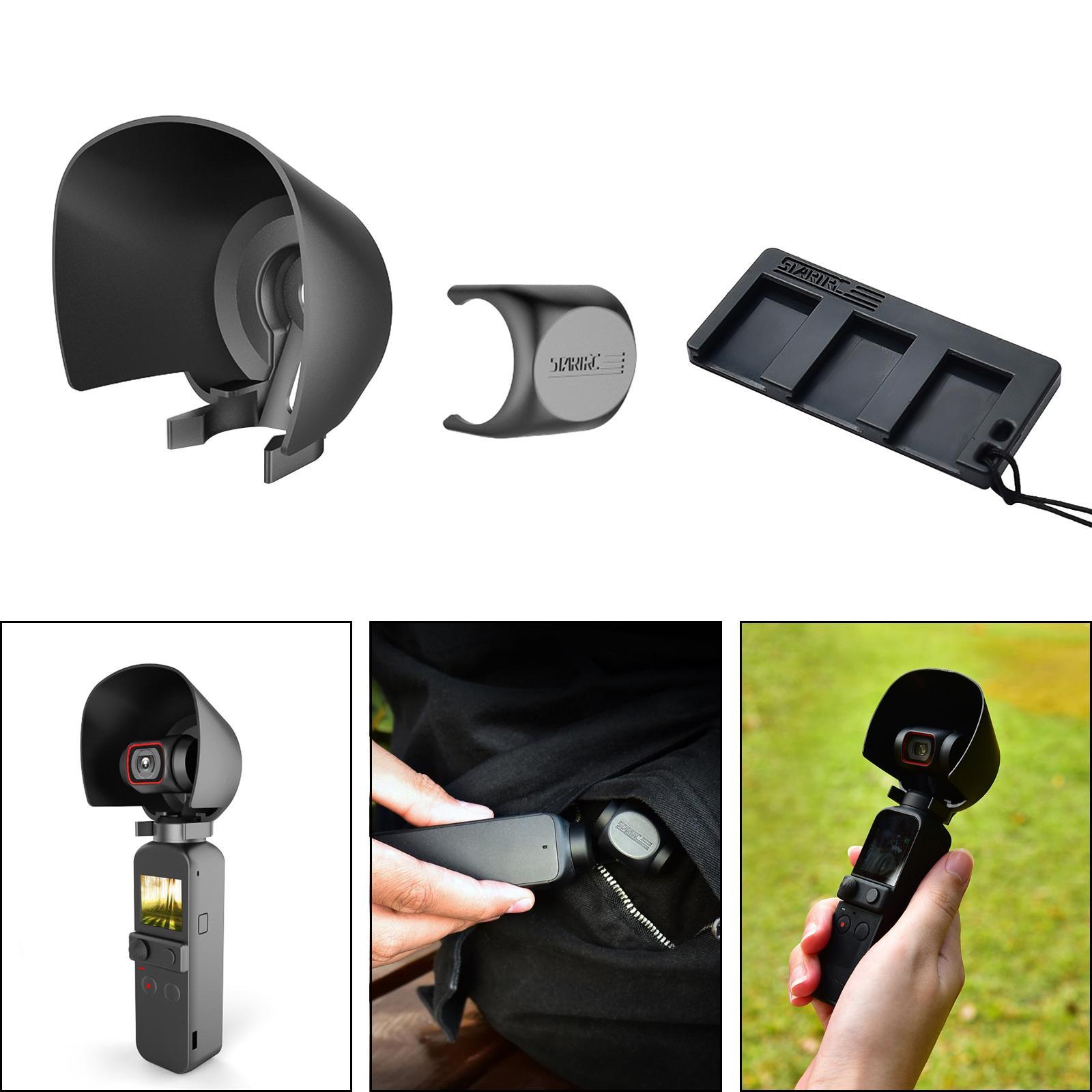 ABS Lens Protective Cover Sun Hood Storage Box Camera Accessories