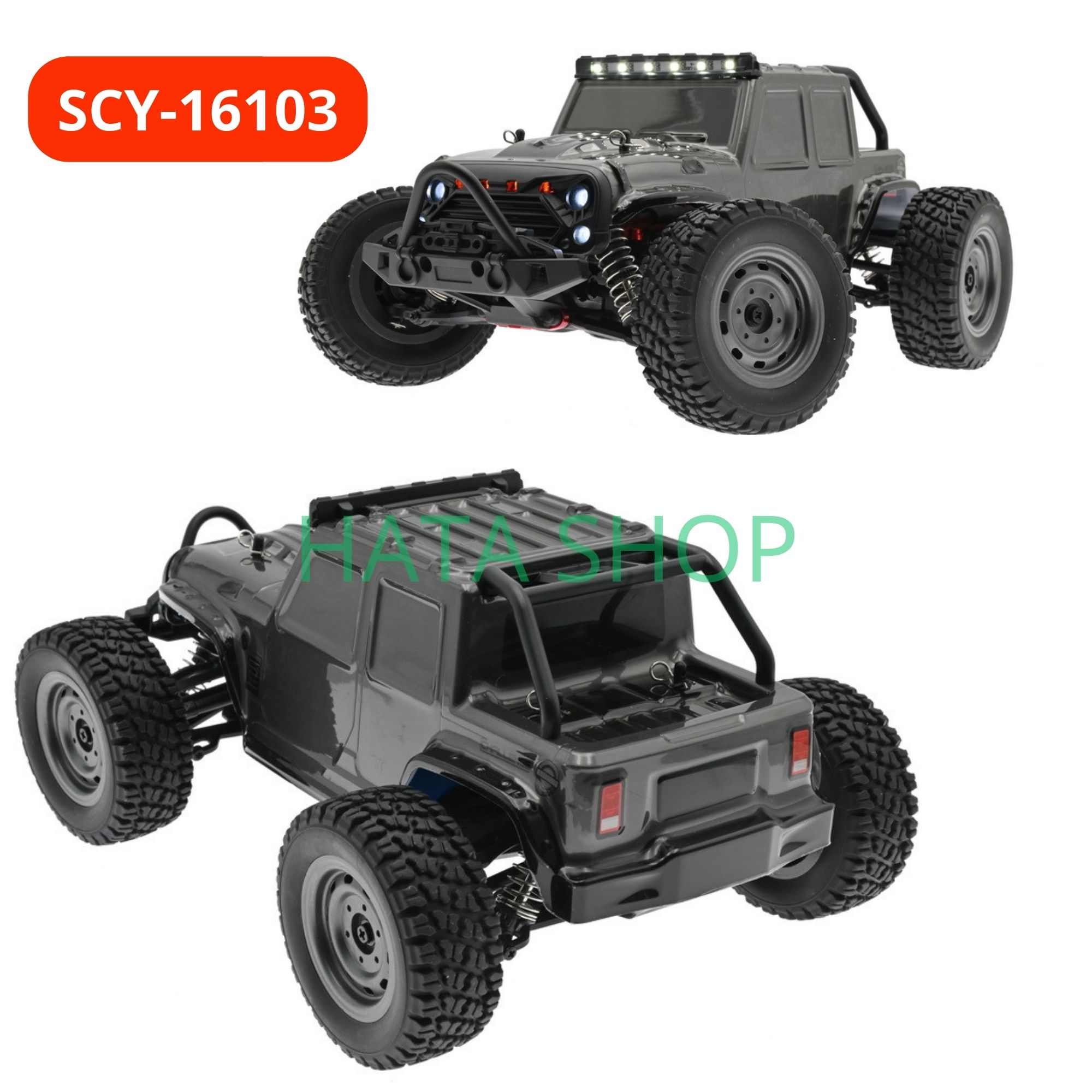 Xe Jeep Địa Hình GANTRY Điều Khiển Từ Xa Tốc Độ 38km/h SCY-16103 Tỉ Lệ 1:16 SUCHIYU R/C tỉ lệ 1:16, xe leo núi địa hình tốc độ cao