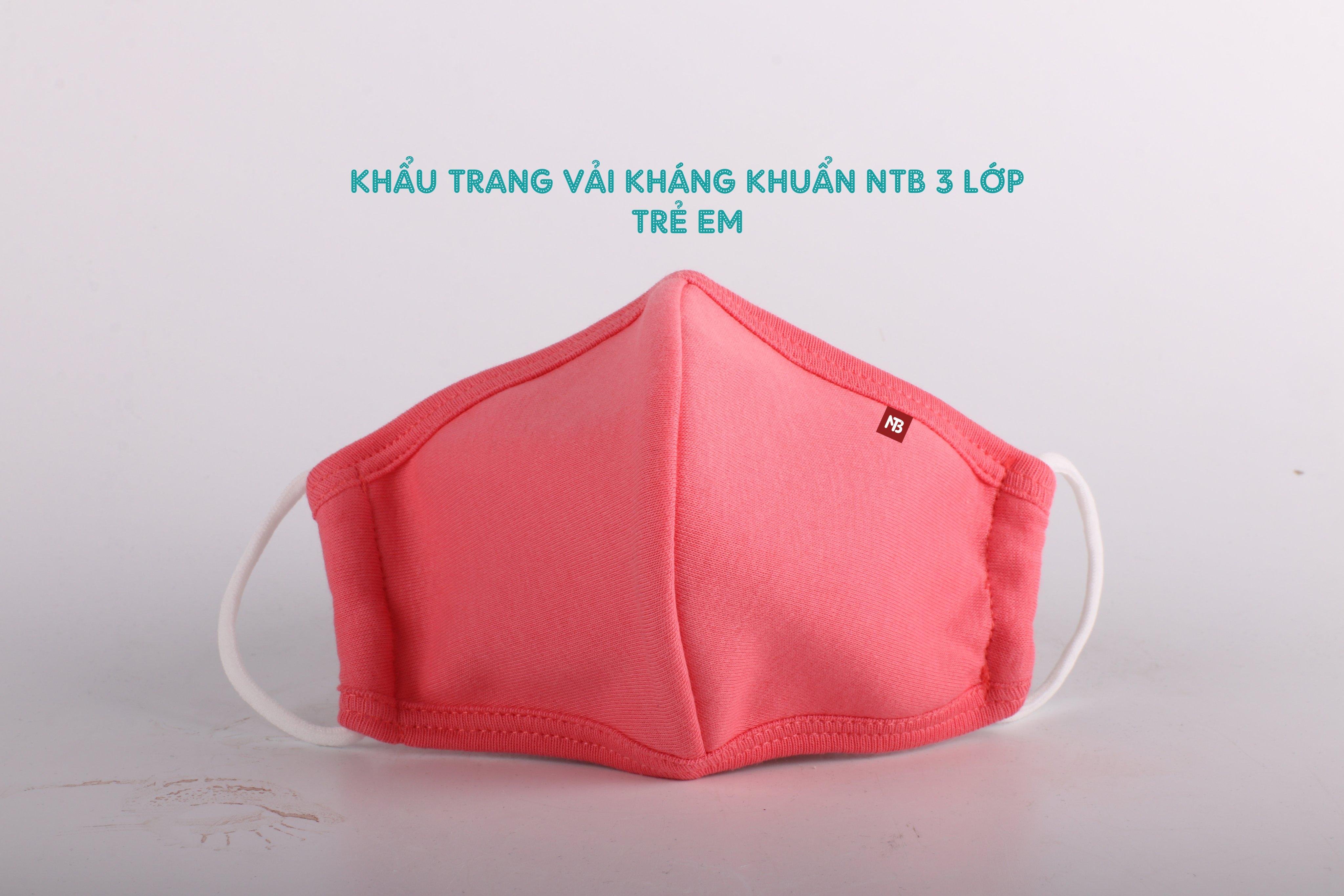 Khẩu trang vải kháng khuẩn NTB 2 lớp