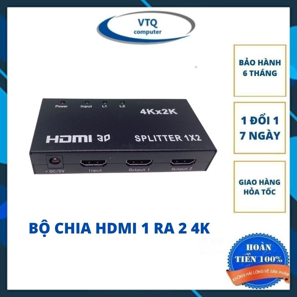 Bộ chia hdmi 1 ra 2 4Kx2K, hup chia cổng HDMI hàng tốt. bảo hành 6 tháng