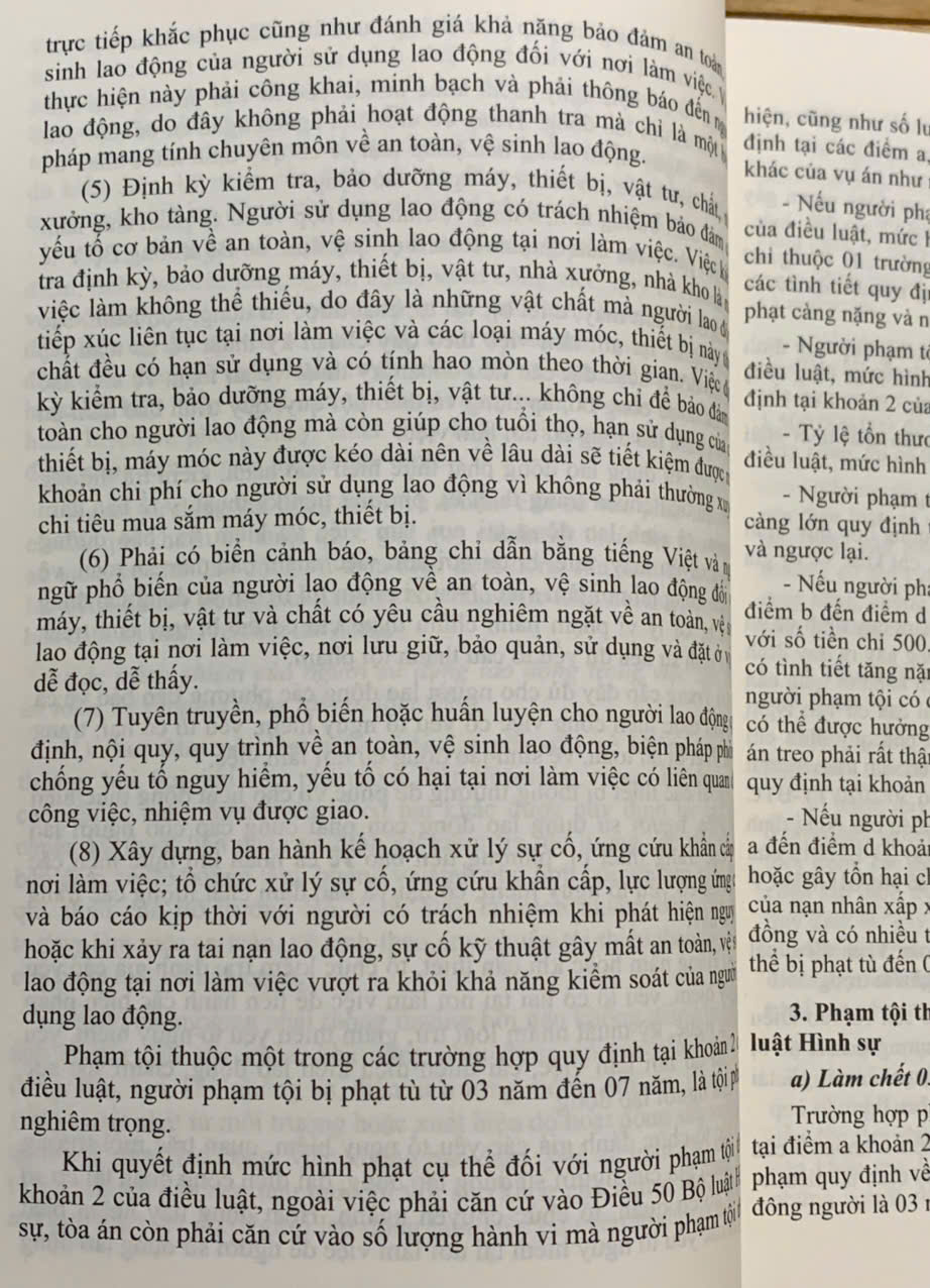 Bình luận Bộ luật Hình sự năm 2015 (Phần thứ hai – Các tội phạm), Chương XXI, Mục 3, 4: Các tội phạm khác xâm pham an toàn, trật tự công cộng