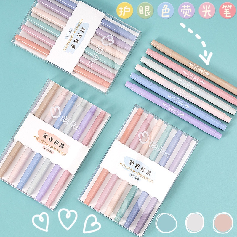 Set 6 bút màu highlighter - Bút màu đánh dấu