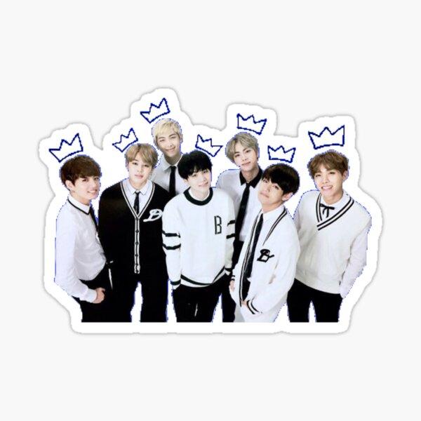 Sticker BTS Cắt Sẵn Hình Dán Trang Trí Mũ Bảo Hiểm Laptop Điện Thoại Ván Trượt Sổ tay Notebook