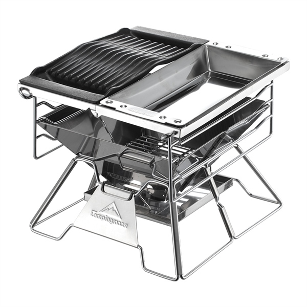 Bếp nướng dã ngoại xếp gọn Campingmoon X-Two