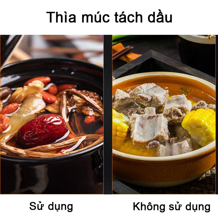 Muôi tách dầu mỡ thông minh bằng Inox 304