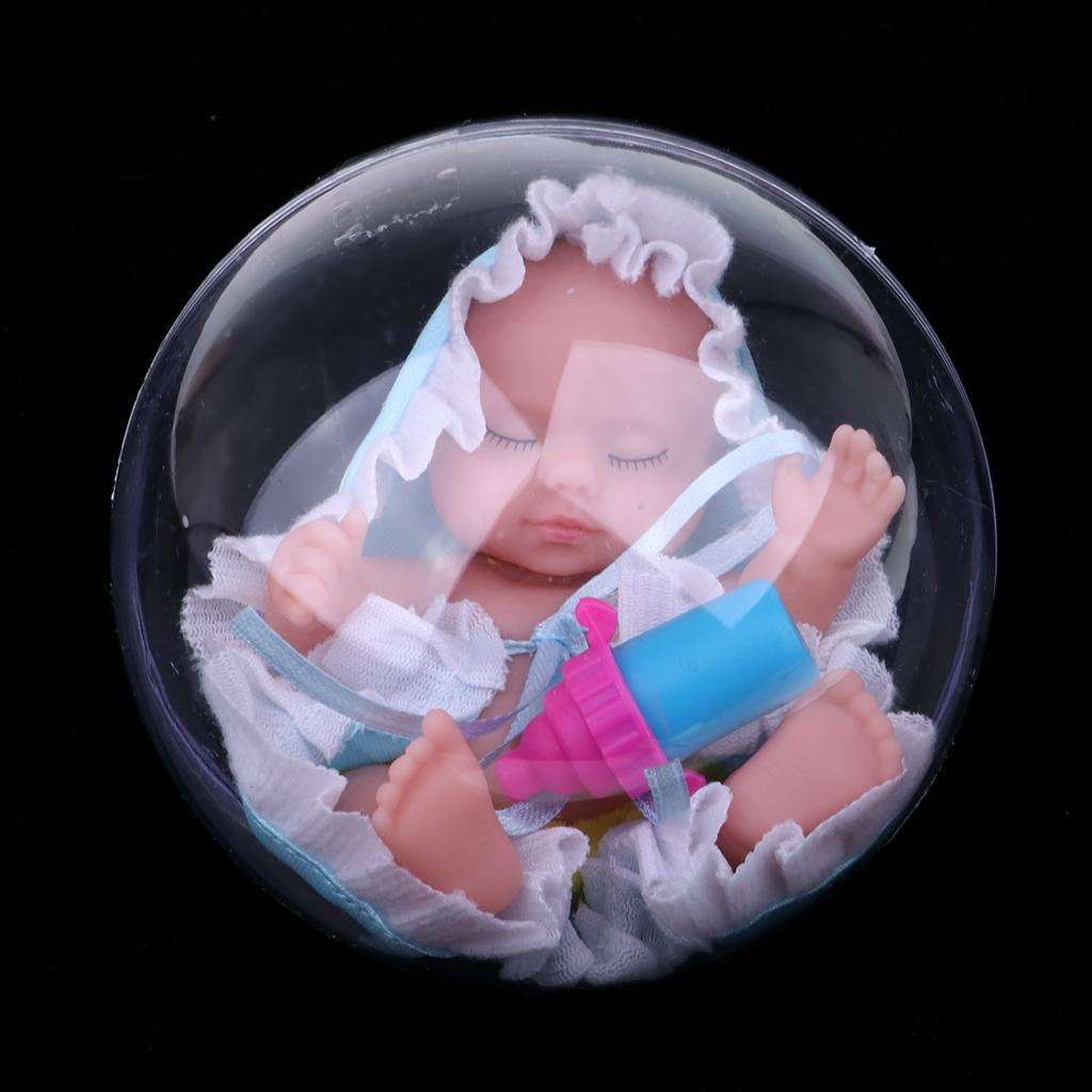 Cute Vinyl Sleeping Baby Doll Lifelike Baby Toy Kids Egg Toy Xmas Gift