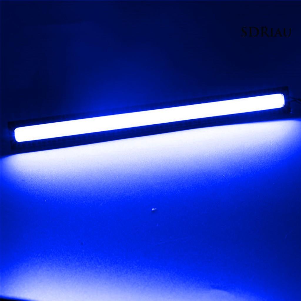 Bộ 2 Đèn Led Cob 28 Bóng Siêu Mỏng Chống Thấm Nước Cho Xe Hơi