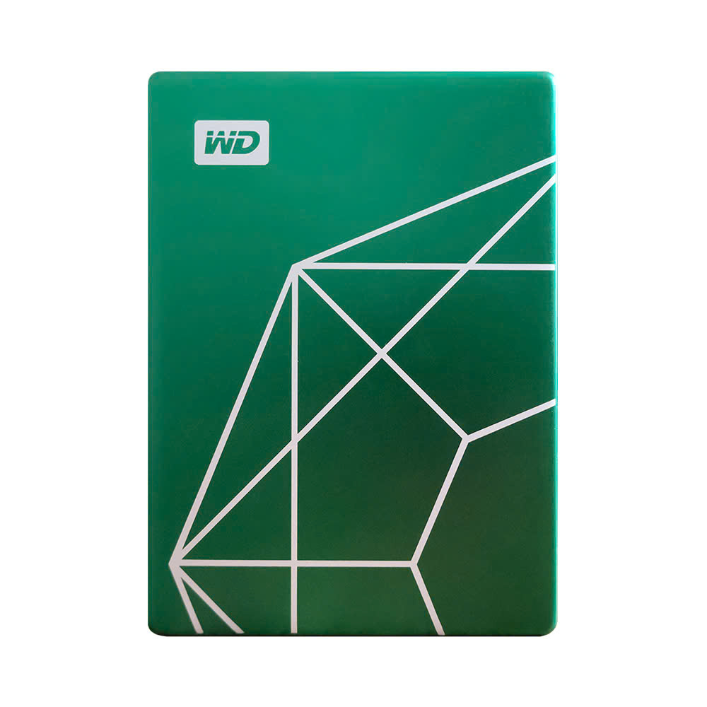 Ổ cứng di động HDD WD My Passport Ultra Green Limited dung lượng 2TB USB 3.2 Gen 1 hàng chính hãng