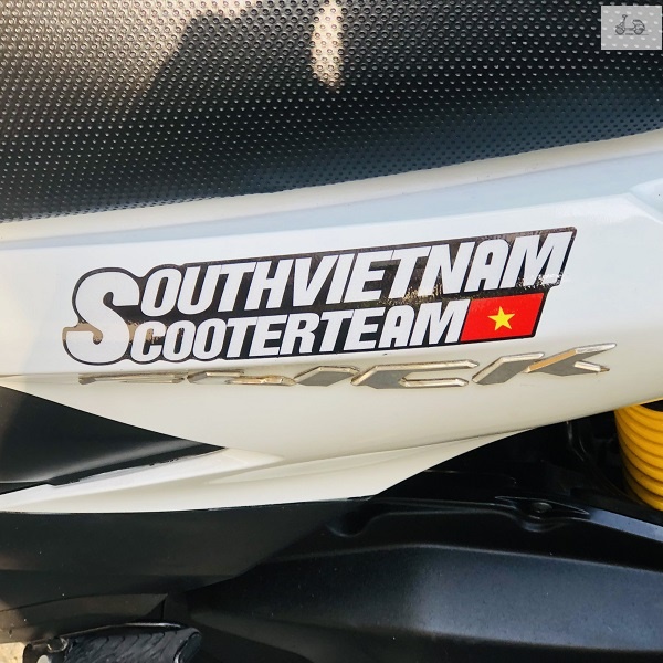 Tem South VietNam Scooter Team Cao Cấp Không Phai Màu Cho Các Dòng Xe Máy