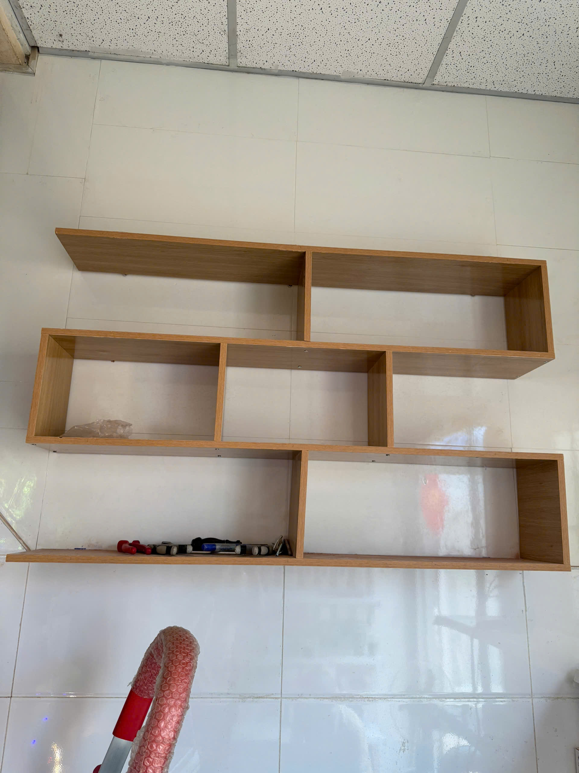 Kệ sách treo tường ziczac 3 tầng - T713