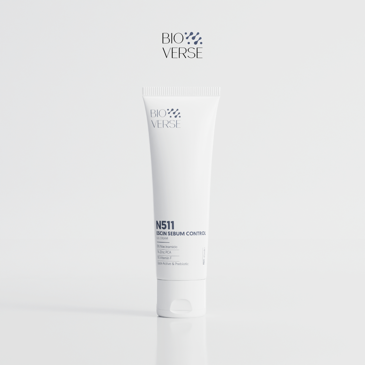 Gel dưỡng ẩm N511 Escin Sebum Control Gel Cream Bioverse hỗ trợ kiểm soát dầu nhờn, làm dịu vùng mụn cho da 45ml