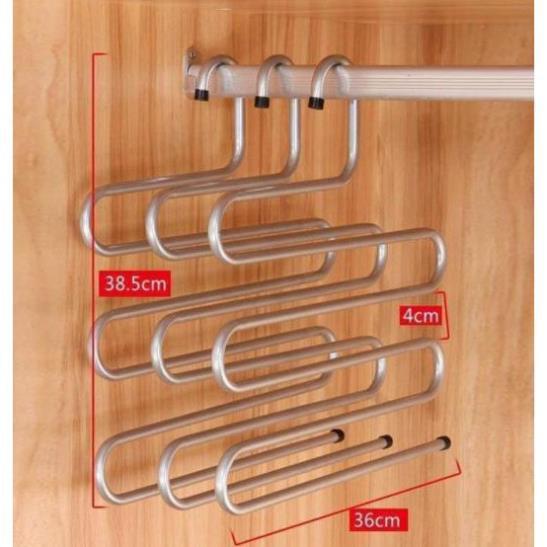 MÓC QUẦN INOX 5 TẦNG KHÔNG SỢ HAN RỈ