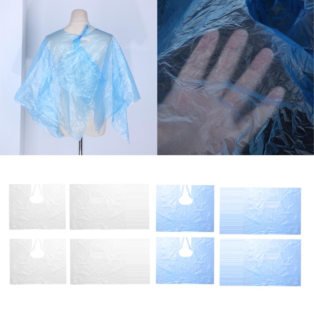 150x Disposable Hair Cutting Cape Gowns Stylist Barber Shop Capes Apron