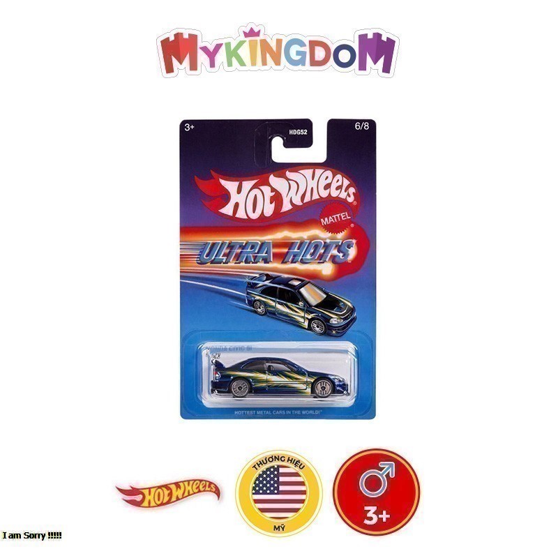 Đồ Chơi HOT WHEELS Siêu Xe  Ultra Hots - Honda Civic Si HLH88/HDG52