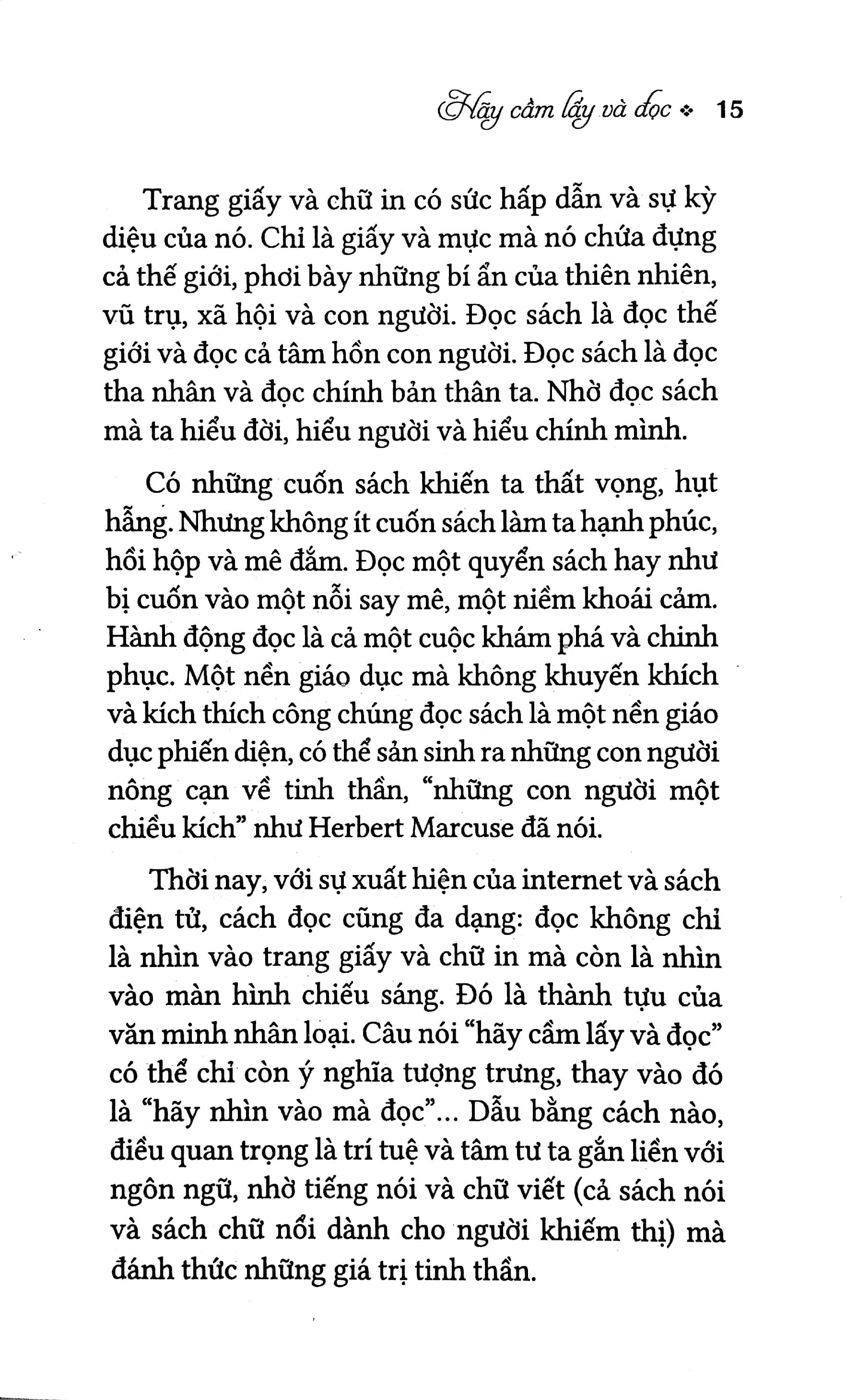 Sách Hãy Cầm Lấy Và Đọc