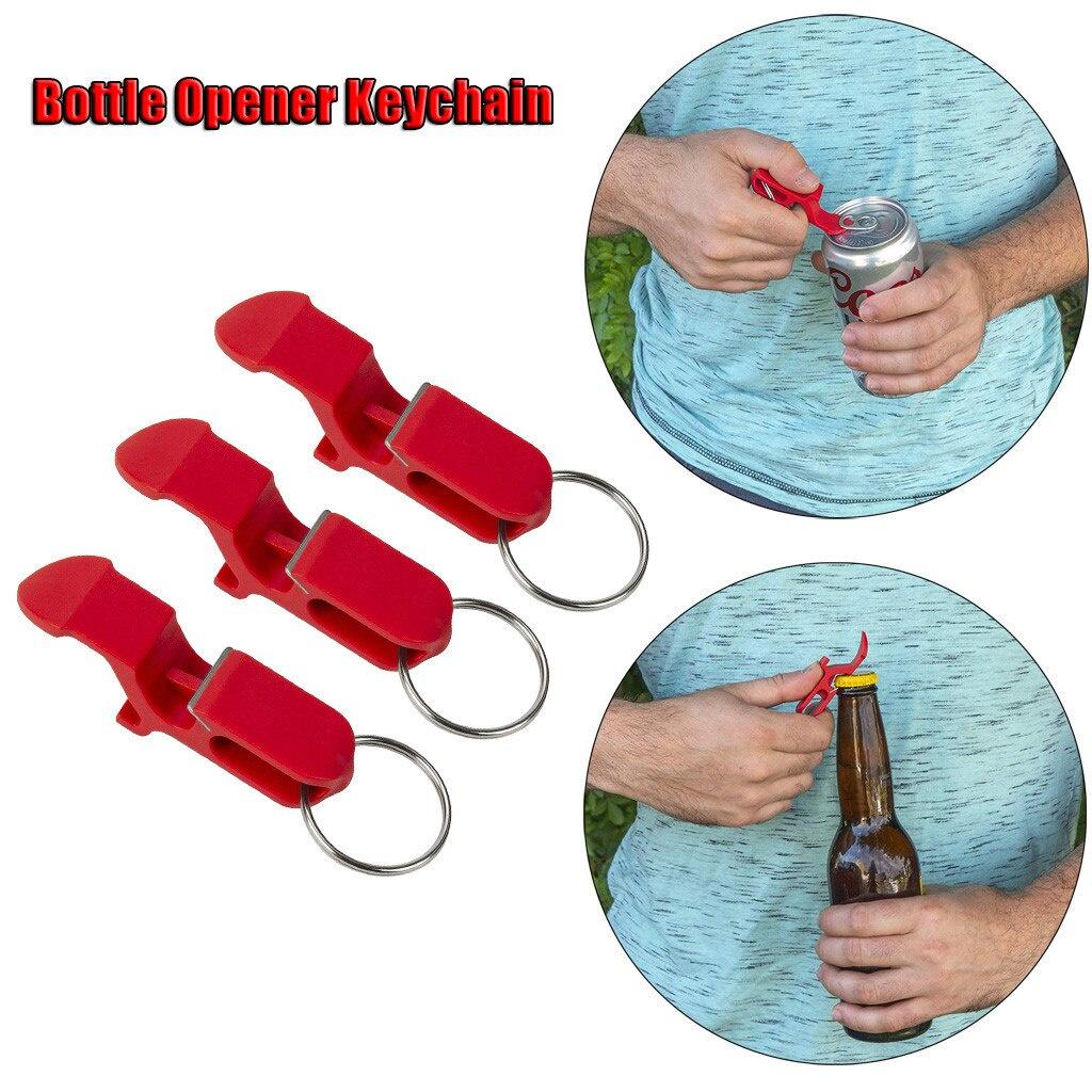 1/2/3/4/5pcs Multifunctional bottle can opener Bottle Opener Key Ring Chain Keyring Keychain Metal Beer Bar Tool Claw New