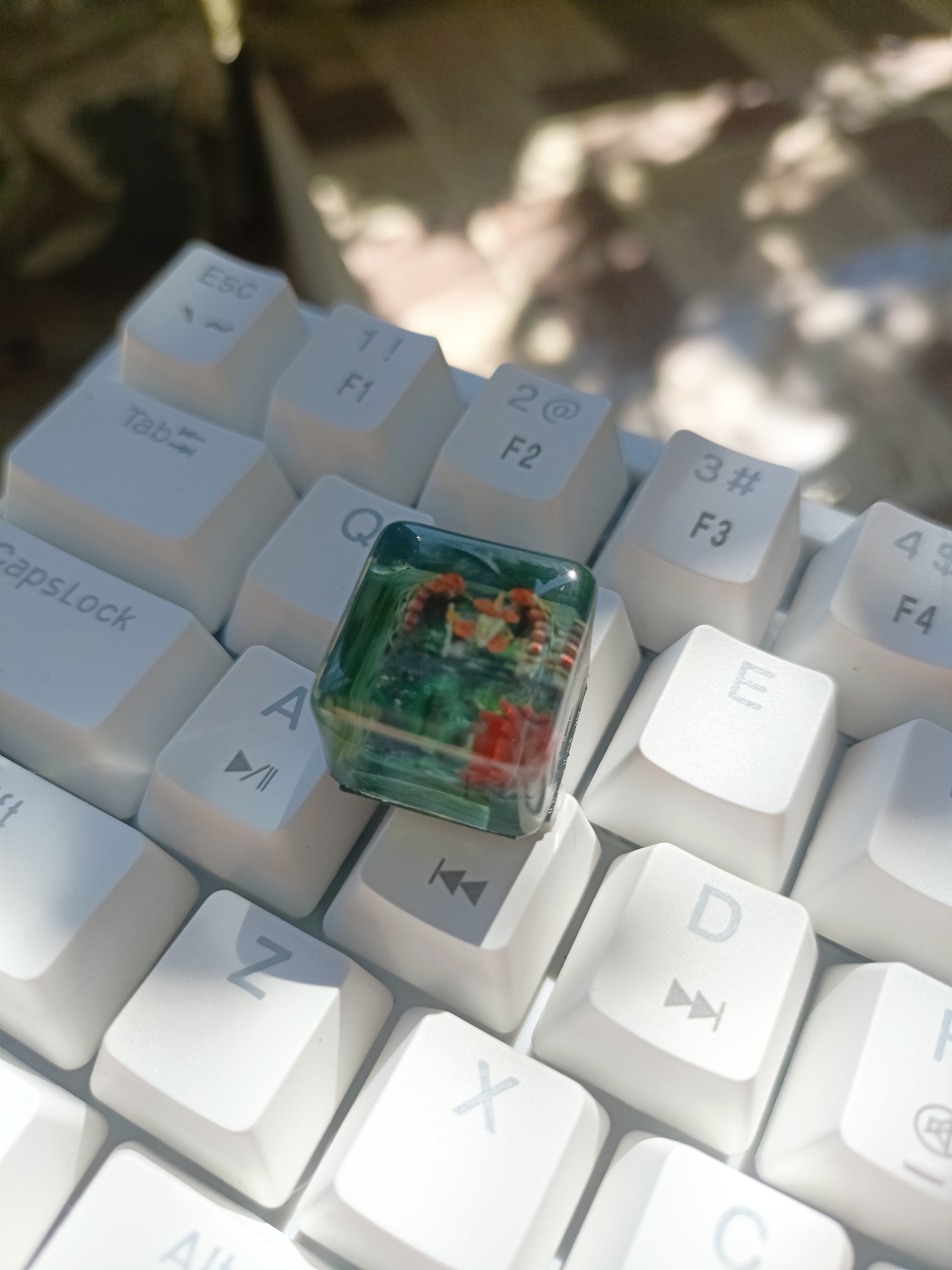 Keycap aristan pokemon marowak profile Cube trang trí bàn phím cơ