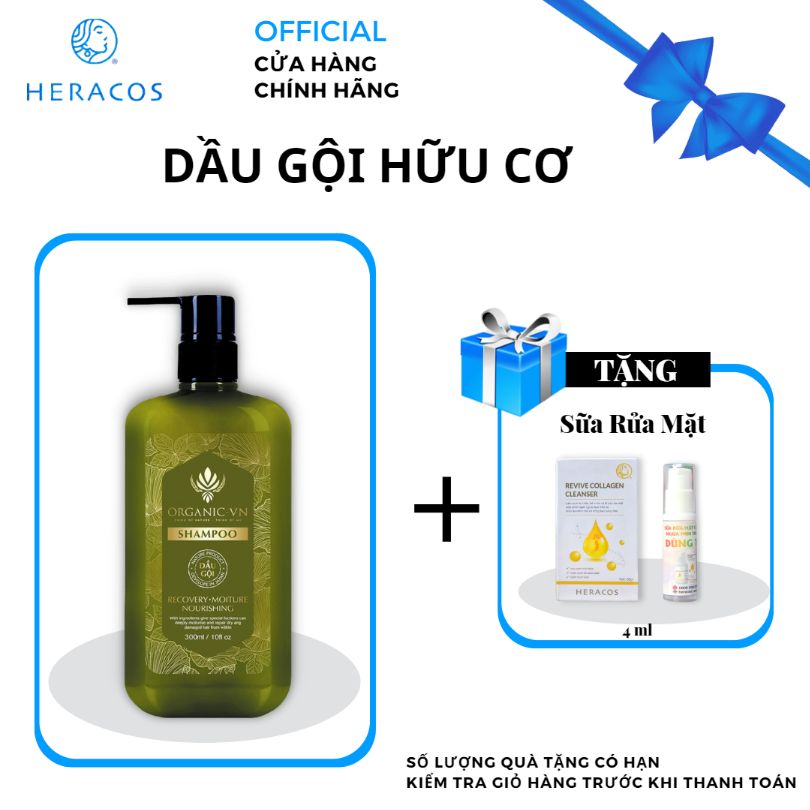 Dầu Gội Đầu Dưỡng Tóc, Dầu Gội Phục Hồi Tóc Hư Tổn, Dầu Gội Hữu Cơ, Dầu Gội HERACOS