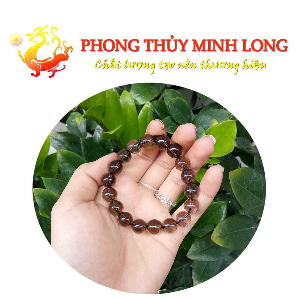 Vòng tay đá. Thach Anh Khói chất lượng 5A