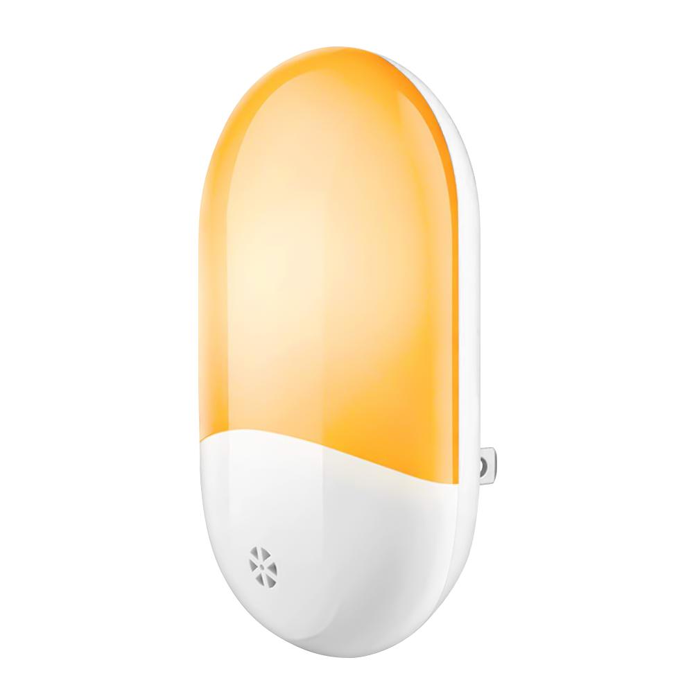 Đèn Led ban đêm gắn tường 0,7W ánh sáng trắng ấm với cảm biến sáng tối cho phòng trẻ em