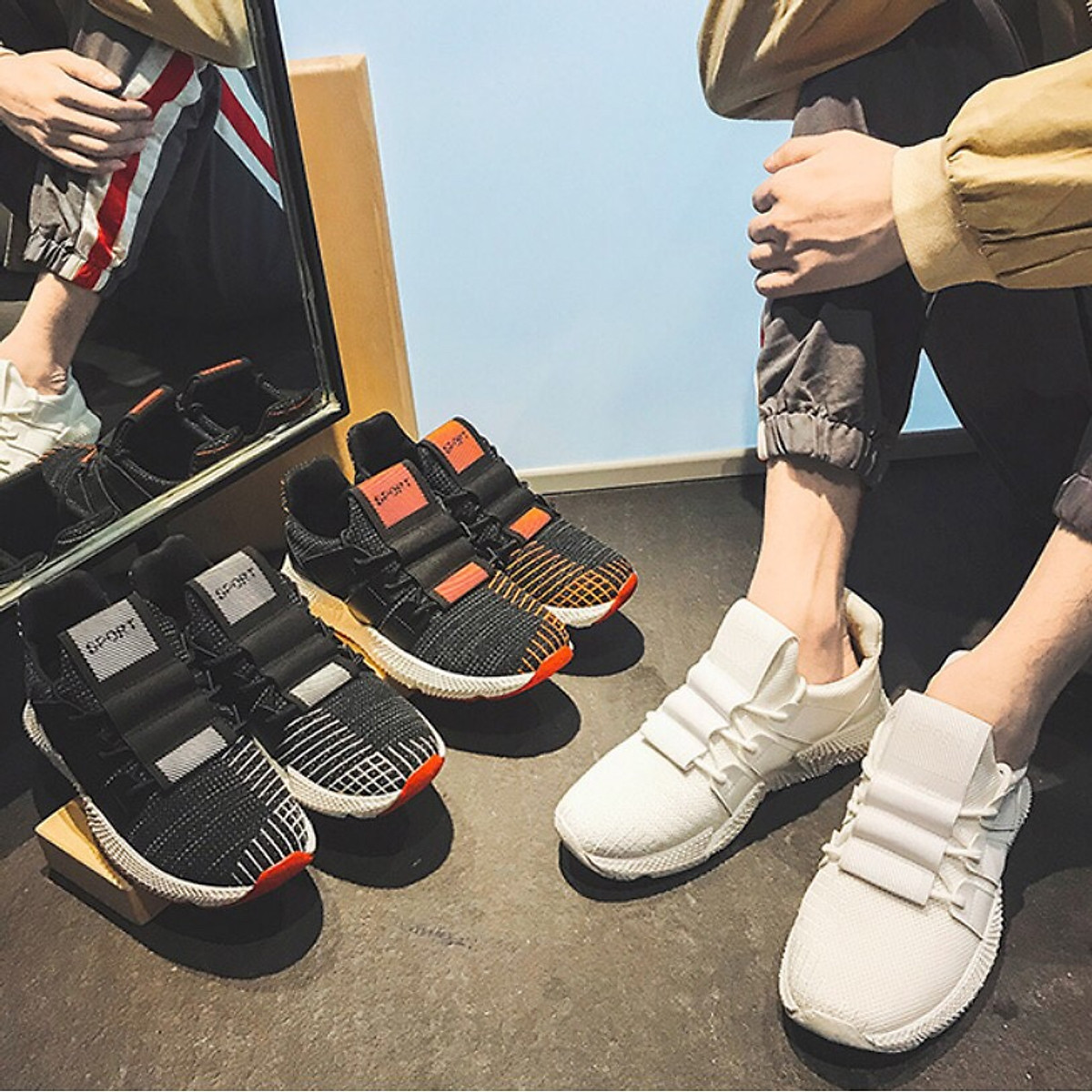 Giày Sneakers Nam PPA Phong Cách Thể Thao Hàn Quốc Siêu Được Bạn Trẻ Ưa Chuộng