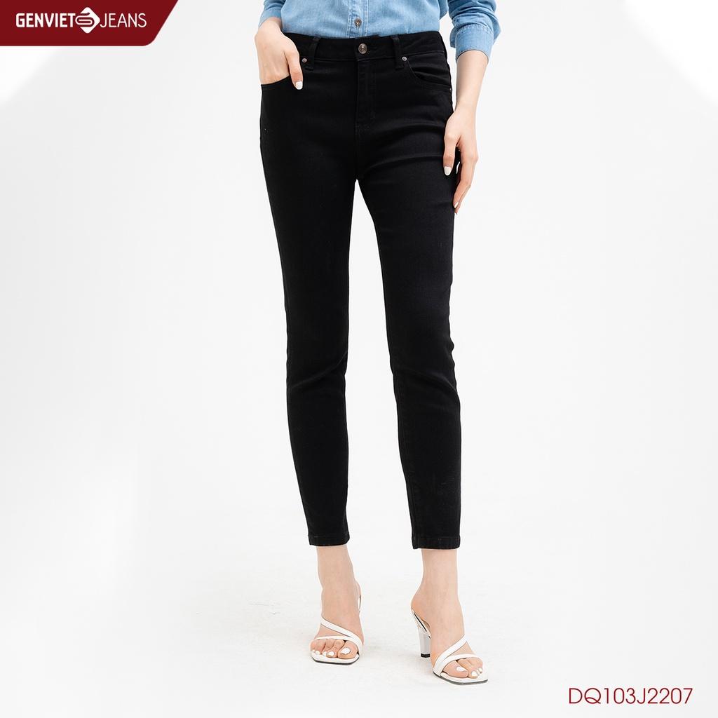 Quần Dài Jeans Ống Col Nữ DQ103J2207 GENVIET