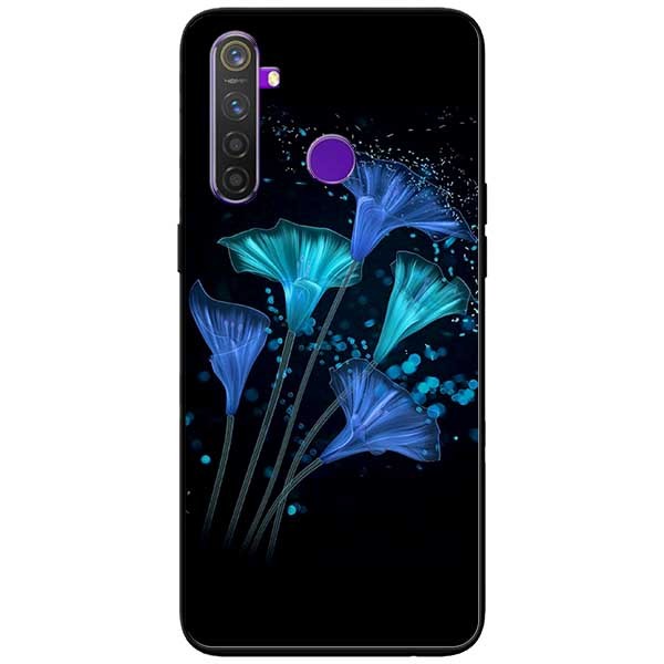 Ốp lưng dành cho Realme 6i mẫu Hoa Đêm Xanh